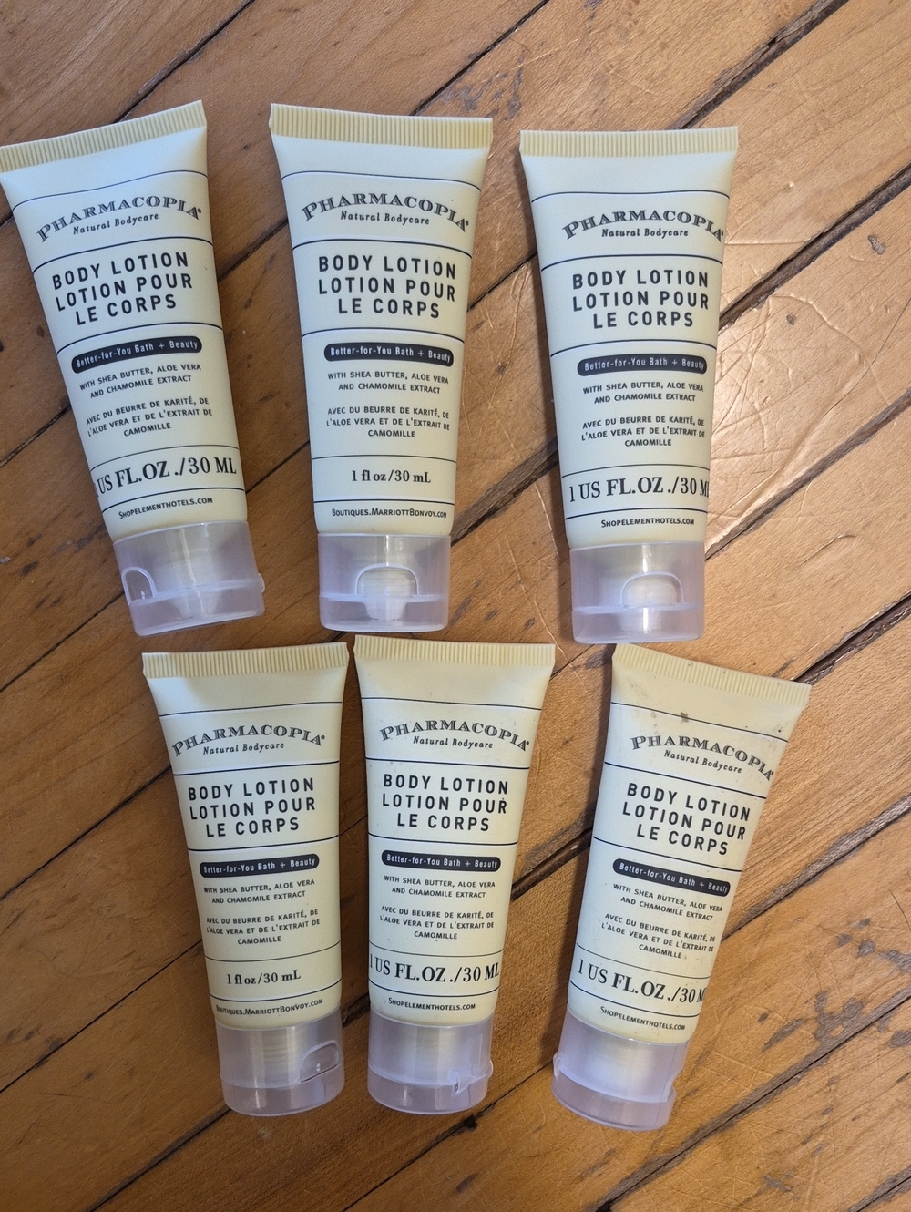 💙 6 Pc Bundle PHARMACOPIA Body Or Hand Lotion Moisturizer
